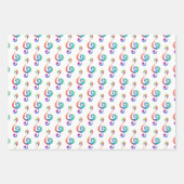 Feuille De Papier Cadeau Clé arc-en-ciel (Devant 2)