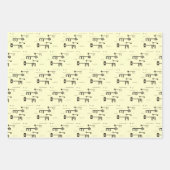 Feuille De Papier Cadeau Clé de squelette (Devant)