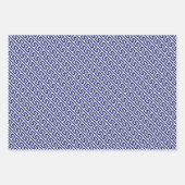 Feuille De Papier Cadeau Clé grecque diagonale do-it-yourself couleurs Moti (Devant 3)