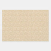 Feuille De Papier Cadeau Clématite Aquarelle Gris Sarcelle Floral (Devant 3)