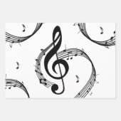 Feuille De Papier Cadeau Climactic G Clef (Devant 3)