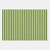 Feuille De Papier Cadeau Clocher vert et noir (Devant 2)