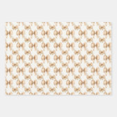 Feuille De Papier Cadeau Cloches, vaches et rennes (Devant 2)