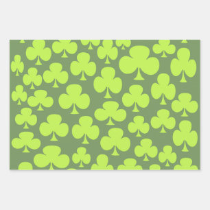 Feuille De Papier Cadeau Clover