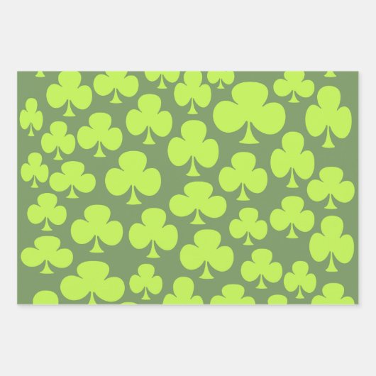 Feuille De Papier Cadeau Clover (Devant)