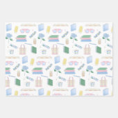 Feuille De Papier Cadeau Club du livre côtier, Challenge de lecture d'été (Devant)