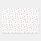 Feuille De Papier Cadeau Cochon d'aquarelle Whimsical (Devant 3)