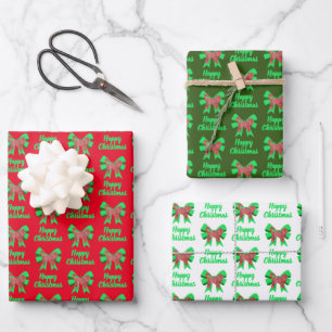 Feuille De Papier Cadeau Cockapoo Jote Christmas Dog & Bow Wrapper