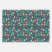 Feuille De Papier Cadeau Cockatiel de Noël (Devant 2)