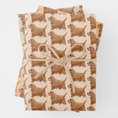 Feuille De Papier Cadeau Cocker Spaniel (En situation)