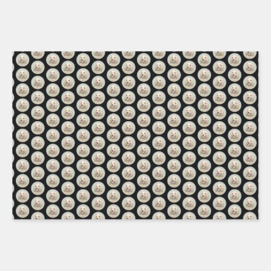 Feuille De Papier Cadeau Cocker Spaniel Buff Peinture - Art Chien original (Devant 3)