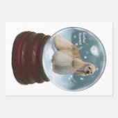 Feuille De Papier Cadeau Cocker Spaniel Christmas (Devant)