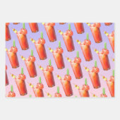 Feuille De Papier Cadeau Cocktail Creative Bloody Mary (Devant)