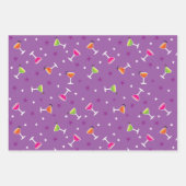 Feuille De Papier Cadeau Cocktails Halloween (Devant 2)