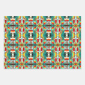 Feuille De Papier Cadeau Cocktails PopArt Christmas (Devant 3)