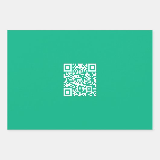 Feuille De Papier Cadeau Code QR modifiable Générer votre propre code | Ver (Devant 2)