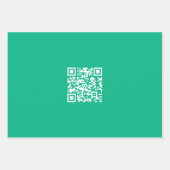 Feuille De Papier Cadeau Code QR modifiable Générer votre propre code | Ver (Devant)