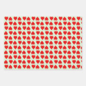 Feuille De Papier Cadeau Coeur d'amour (Devant 2)