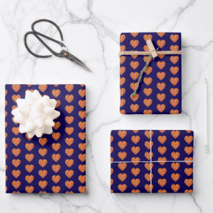 Feuille De Papier Cadeau Coeur Lover Pizza