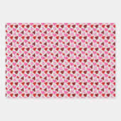 Feuille De Papier Cadeau Coeurs (Devant 2)