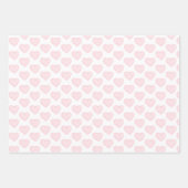 Feuille De Papier Cadeau Coeurs (Devant 2)