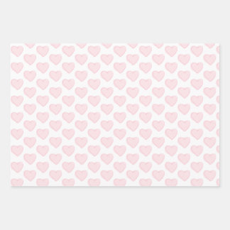 Feuille De Papier Cadeau Coeurs