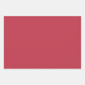 Feuille De Papier Cadeau Coeurs bleuets et fraises rouges (Devant 3)