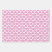 Feuille De Papier Cadeau Coeurs de dentelle romantique Saint-Valentin Motif (Devant 2)
