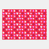 Feuille De Papier Cadeau Coeurs de la Saint-Valentin (Devant 2)