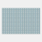 Feuille De Papier Cadeau Coeurs de Marshmallow  (Devant)