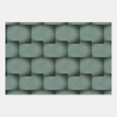 Feuille De Papier Cadeau Coeurs de Nana (noir et gris) (Devant)