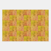 Feuille De Papier Cadeau Coeurs de Nana (rose et jaune) (Devant)