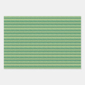 Feuille De Papier Cadeau Cœurs de pastèque et verdure à l'aquarelle (Devant 2)