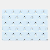 Feuille De Papier Cadeau Coeurs des neiges Curly Trees (Devant 2)