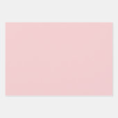 Feuille De Papier Cadeau Coeurs mignons rose (Devant 3)