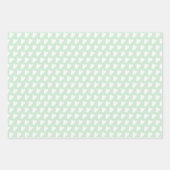 Feuille De Papier Cadeau Coeurs Pastel mignonnes Rose bleu vert (Devant 2)