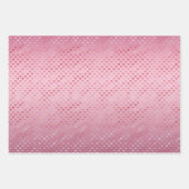 Feuille De Papier Cadeau Coeurs rouges roses Ombre (Devant 3)