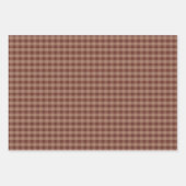 Feuille De Papier Cadeau Coeurs rustiques et Homespun (Devant 3)