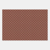 Feuille De Papier Cadeau Coeurs rustiques et Homespun (Devant 2)