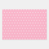 Feuille De Papier Cadeau Cœurs Saint-Valentin rose (Devant)