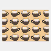 Feuille De Papier Cadeau Coffee Cup Pattern (Devant 2)