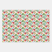 Feuille De Papier Cadeau Colibri tropical (Devant)