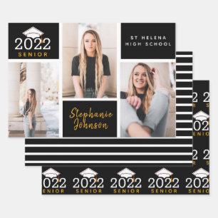 Feuille De Papier Cadeau Collage de photos Diplôme supérieur