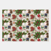 Feuille De Papier Cadeau Collage de souvenirs de vacances (Devant 2)