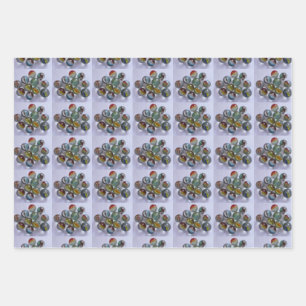 Feuille De Papier Cadeau Collecteur de marbre