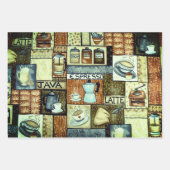 Feuille De Papier Cadeau Collection amateurs de café (Devant 3)