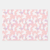 Feuille De Papier Cadeau Collection Bunny de Pâques 3 Pastel Cute (Devant)