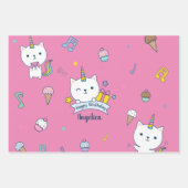 Feuille De Papier Cadeau Collection Caticorn 1 | (Devant 2)