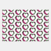Feuille De Papier Cadeau Collection Coeurs Et Fraises (Devant 3)