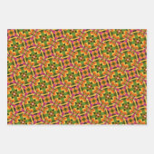 Feuille De Papier Cadeau Collection d'Aloha Tropical et Vibrant (Devant 2)